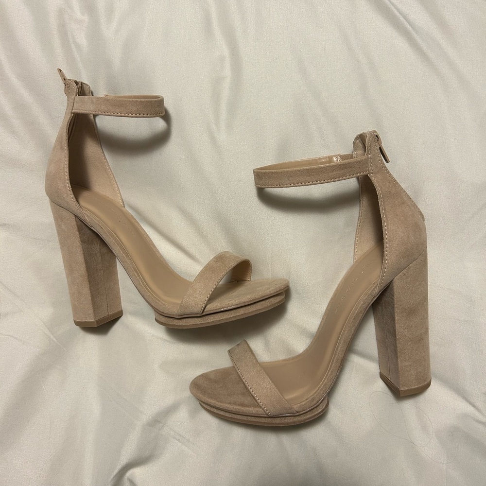 Beige 5” high heels